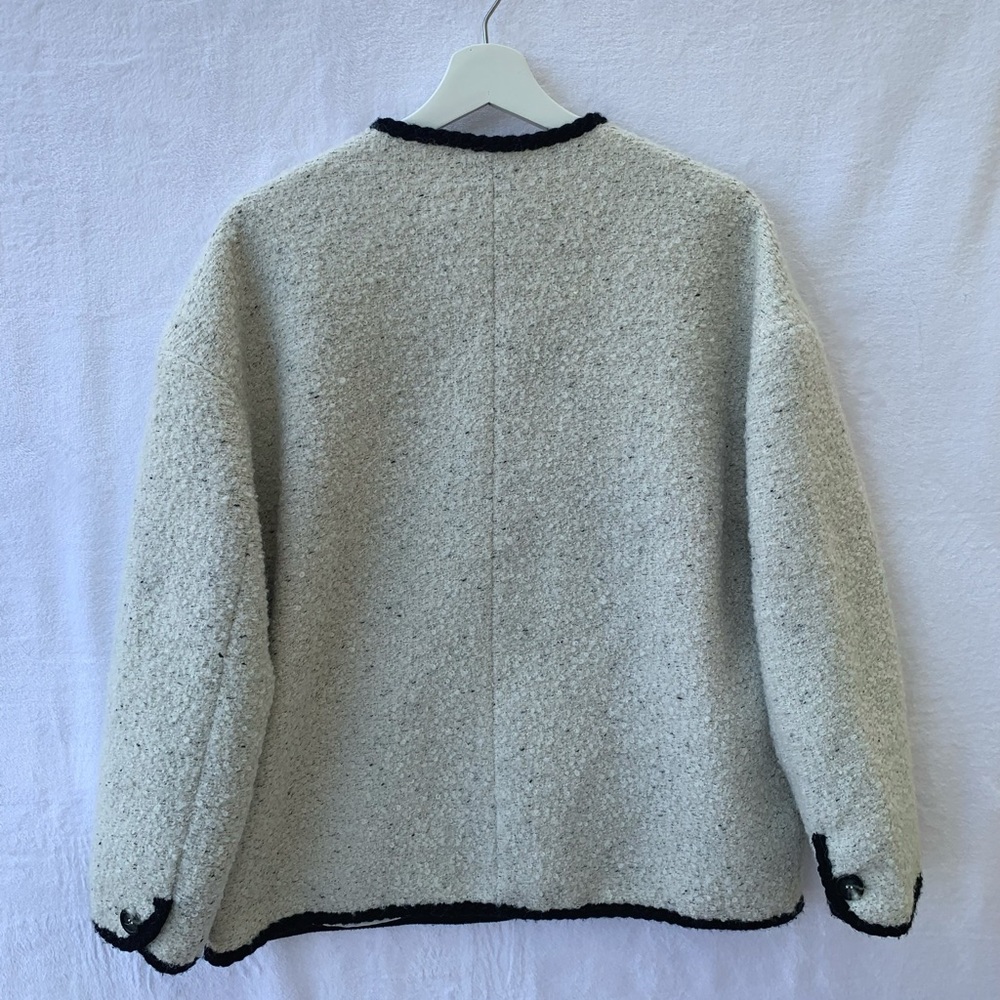 H&M V- Neck Boucle Jacket - Picture 8 of 10